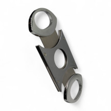 Sky Zigarrenschneider-Set – Silber – Offener Cutter