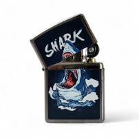 Zippo-Feuerzeug – Shark Design