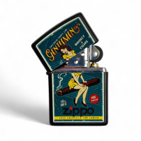 Zippo-Feuerzeug – Cigar Girl Design