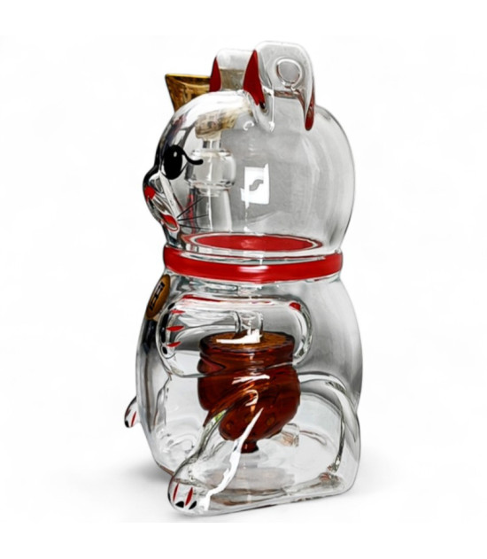 Glasbong - Lucky Cat XL - Seitenansicht