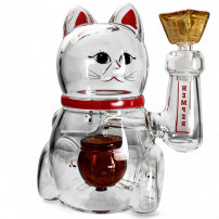 Glasbong - Lucky Cat XL - Rückansicht
