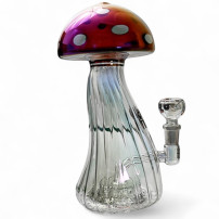 Glas-Bongo – Trippy Shroom XL – Ansicht von links