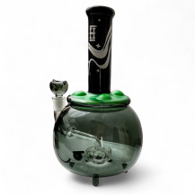 Glasbong – Cauldron XL – Vorder- und Seitenansicht
