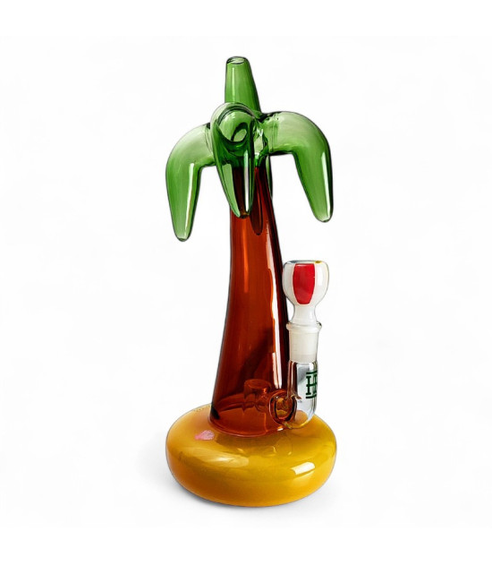 Glasbongo - Palm Tree XL - Blick vom Land