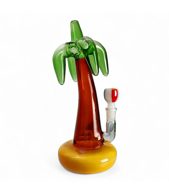 Glasbong - Palm Tree XL - Seitenansicht
