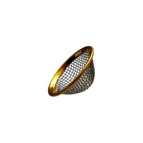 Konische 20-mm-Ringsiebe – Seitenansicht