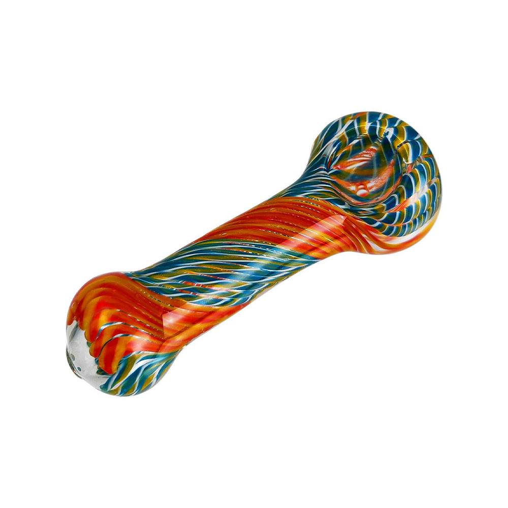 Pyrex Striped Mix Wasserpfeife – Draufsicht