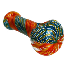 Pyrex Striped Mix Wasserpfeife – Vorderansicht