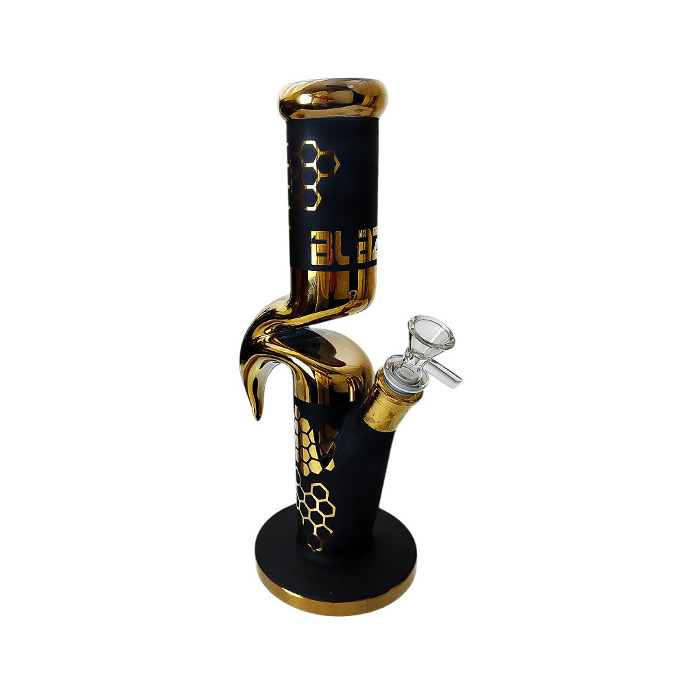 Glasbong - BLAZE Glass Honey Gold