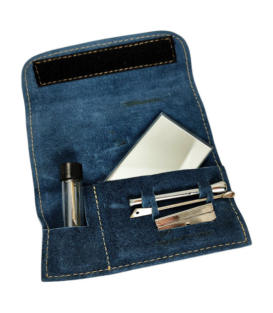 Schnupftabak-Set Blau