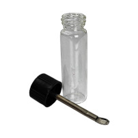 Schnupftabak-Set Blau – Flasche mit Löffel