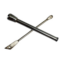 Schnupftabak-Set Schwarz – Schnupftabakdose und Löffel
