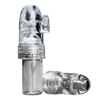 Schnupftabak-Set Schwarz – Ansicht der Flasche