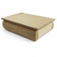 Bordeauxrotes Pfeifenset – Geschenkbox aus Holz