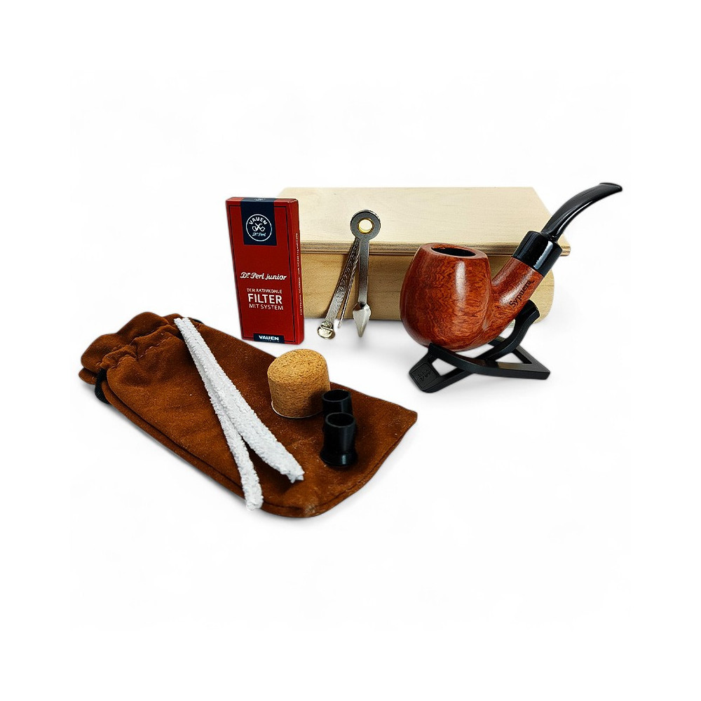 Kastanienbraunes Raucherset