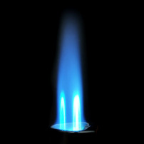 Easy Torch Metall-Kohlenstoff-3-Düsen-Feuerzeug – Ansicht der Flamme