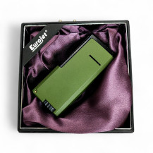 Green Jet Zigarrenfeuerzeug mit Cutter - in Box