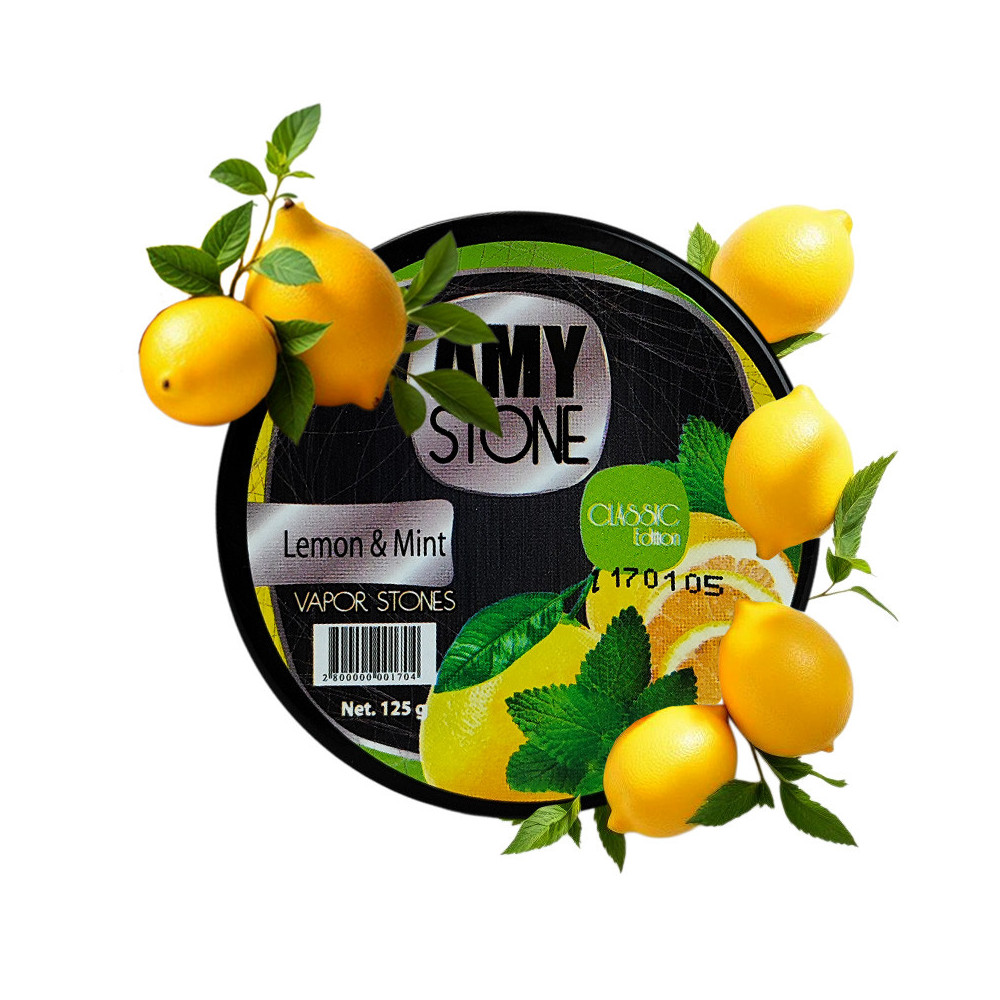 AMY Stones 125g - Zitrone-Minze - mit Früchten