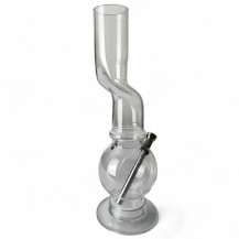 Bong, Acryl, schiefe Farbmischung, 31 cm – Rückansicht