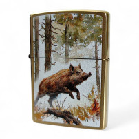 ZIPPO Wildschwein Feuerzeug
