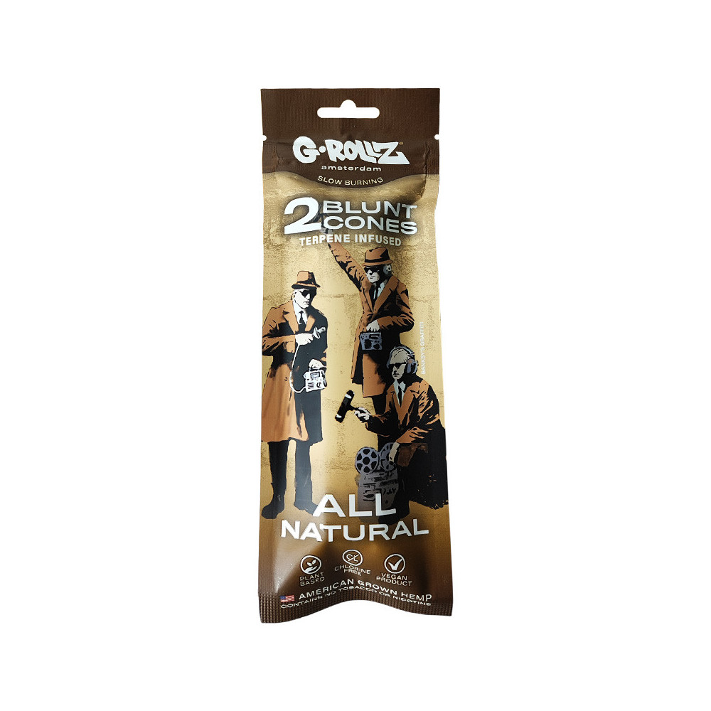 G-Rollz Hanf-Cones Banksy All Natural - Packung
