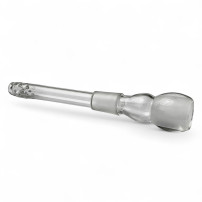 Fallrohr für Bong mit Diffusor NS19 11cm - Vorderansicht