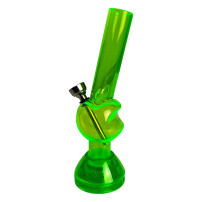 Acryl-Apfel-Bong mit Grinder – Seitenansicht