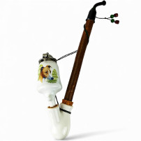 Porzellanpfeife Jagdhund