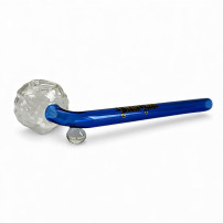 Glaspfeife mit gebogener Kugel – Pico Pipe Pompon – Ansicht von unten