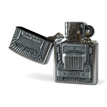 Zippo Trucker Emblem Feuerzeug - Offen