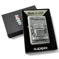 Zippo Trucker Emblem Feuerzeug - in Originalverpackung