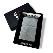 Zippo Feuerzeug mit Musterdesign – in Originalverpackung