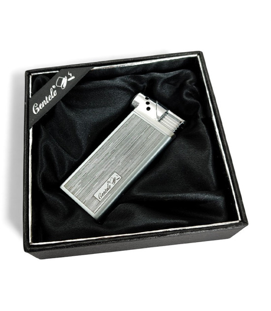 Gentelo Gentleman Pfeifenfeuerzeug – silber – in Originalverpackung