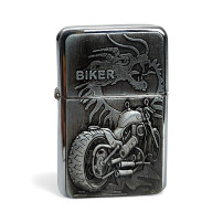 Eagle & Bikers Benzinfeuerzeug - Geschlossen