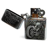 Eagle & Bikers Benzinfeuerzeug - Offen