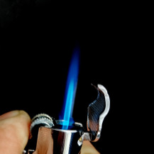 Clipper Jet Flame Silver II Feuerzeug - Flamme