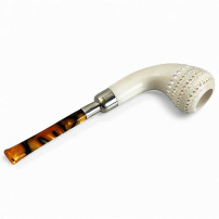Meerschaum-Pfeife der Spitzenklasse 12915 – Draufsicht
