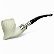 Meerschaum-Pfeife der Spitzenklasse 12890 – Seitenansicht