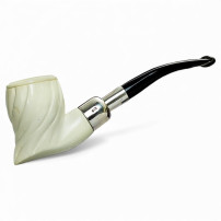 Meerschaum-Pfeife der Spitzenklasse 12890 – Seitenansicht