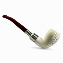 Meerschaum-Pfeife der Spitzenklasse 12893 – Seitenansicht