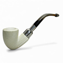 Meerschaum-Pfeife der Spitzenklasse 12895 – Seitenansicht