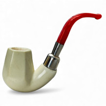 Meerschaum-Pfeife der Spitzenklasse 12886 – Seitenansicht