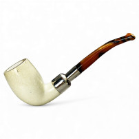 Meerschaum-Pfeife der Spitzenklasse 12884 – Seitenansicht