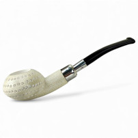 Meerschaum-Pfeife der Spitzenklasse 12910 – Seitenansicht