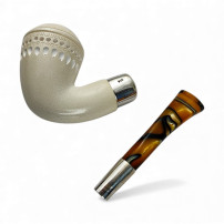 Meerschaum Top Class 12907 Pfeife – Ansicht der aufgefalteten Pfeife