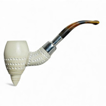 Meerschaum-Pfeife der Spitzenklasse 12904 – Seitenansicht