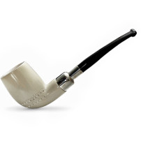 Meerschaum-Pfeife der Spitzenklasse 12901 – Seitenansicht