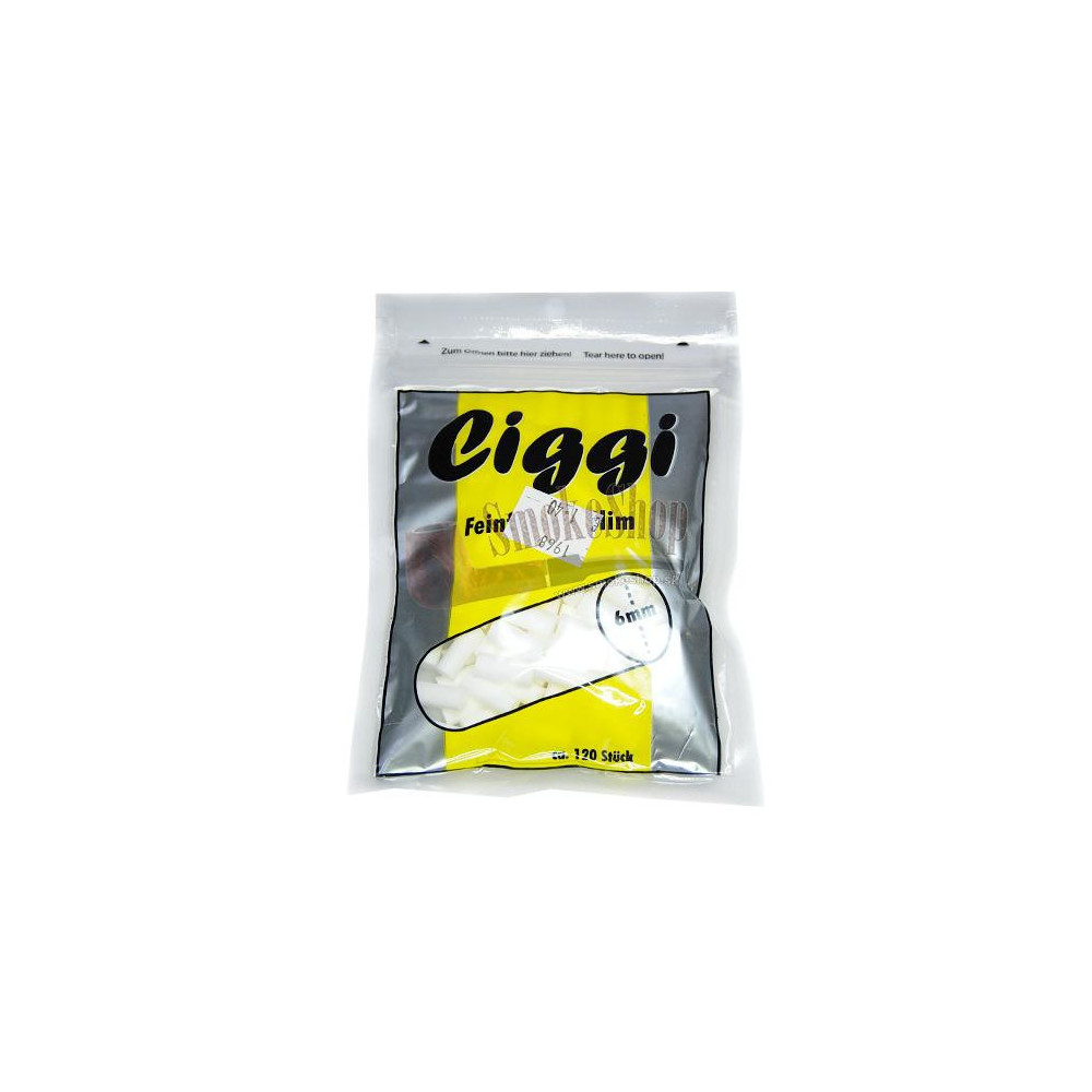 Ciggi Zigarettenfilter 6 mm / 120 Stück