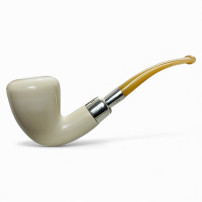 Meerschaum-Pfeife der Spitzenklasse 12894 – Seitenansicht