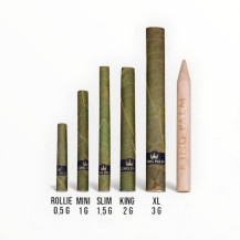 King Palm 5er-Sortiment – Größenübersicht (Infografik)